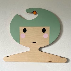 Red hand gang Decorative kid clothes hanger